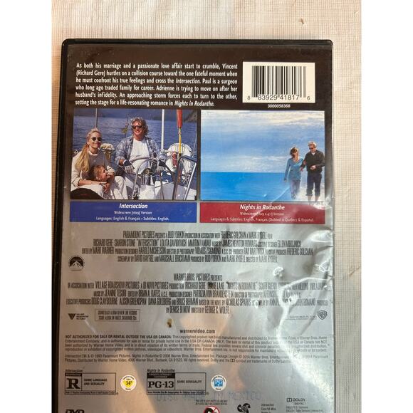 INTERSECTION/NIGHTS IN RODANTHE DVD GUC Double Feature - Picture 4 of 4
